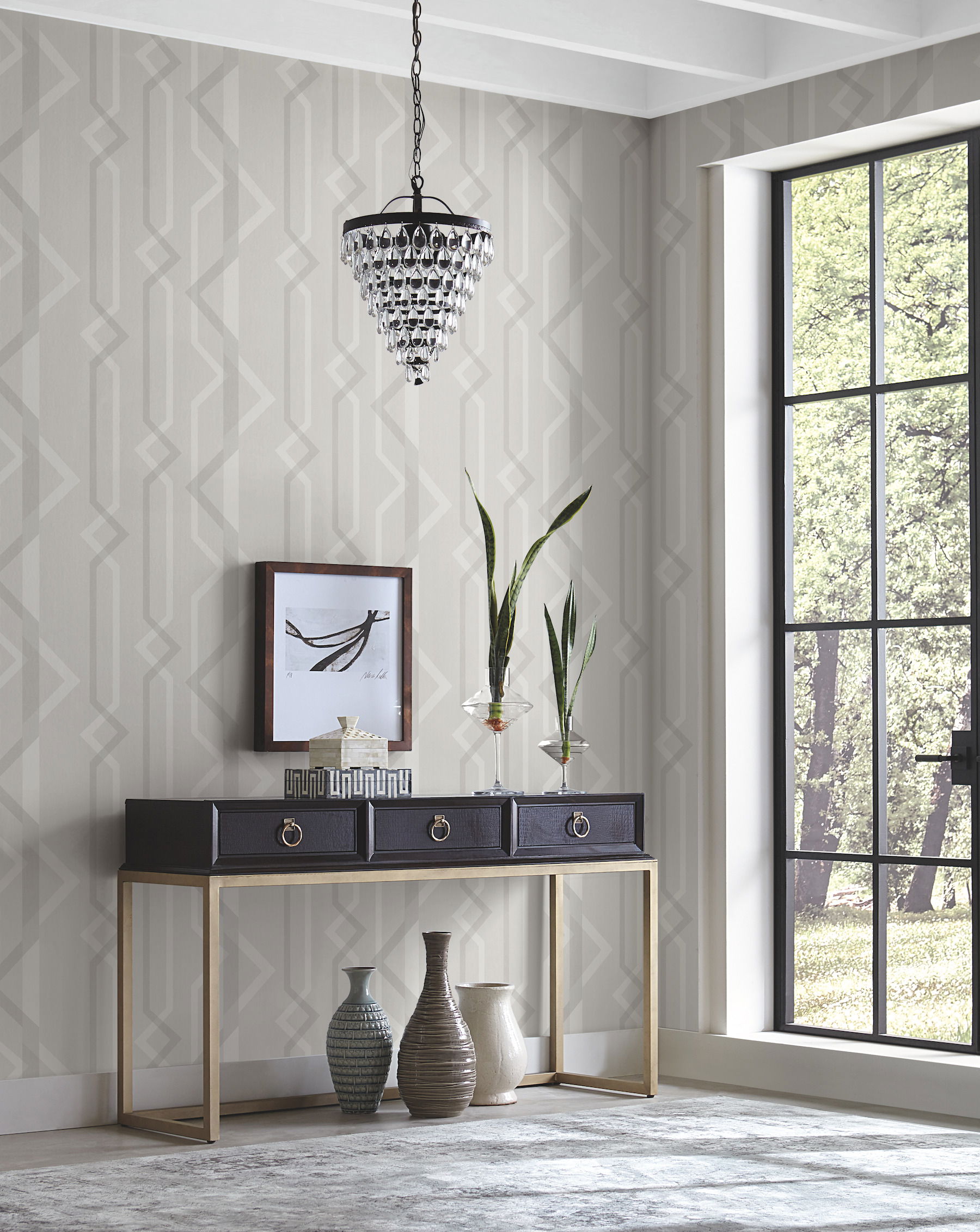 Shape Shifter Grey Wallpaper large image 