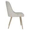 Bramwell Gray Dining Chair, by Uttermost, 21" width x 34" height x 22.5" depth thumbnail 5