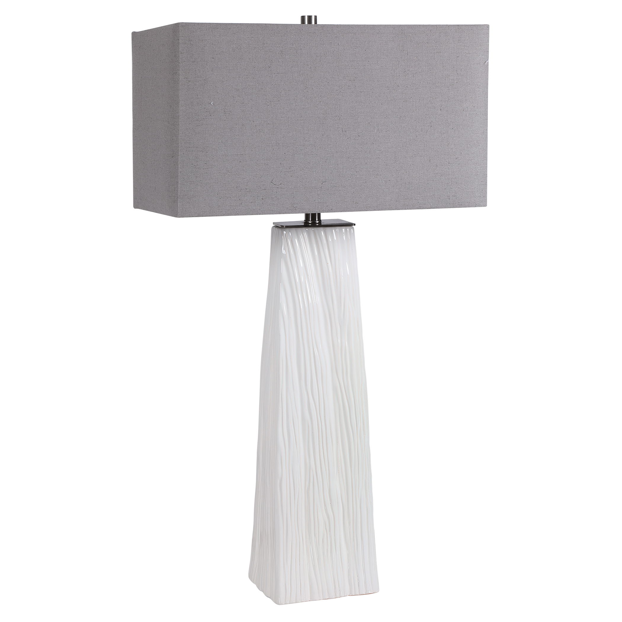 Sycamore White Table Lamp large image 