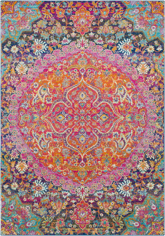 Harput Machine Woven Rug, by Surya, 7'2.61" length x 5'2.99" width