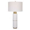 Ruse Whitewashed Table Lamp thumbnail 0