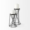Sixx I Small Antiqued Metal Hexagonal Table Candle Holder thumbnail 6