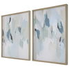 Seabreeze Abstract Framed Canvas Prints Set/2 thumbnail 4