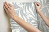 Bali Leaves Metallic Peel & Stick Wallpaper thumbnail 6