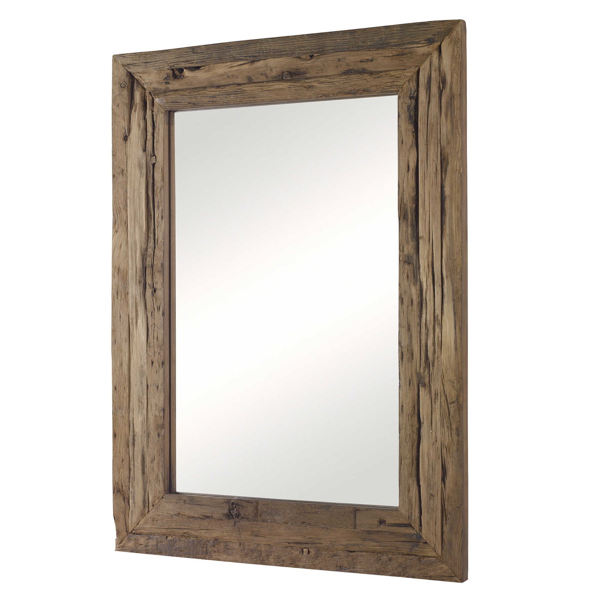 Rennick Rustic Wood Mirror, by Uttermost, 3' width x 4' height x 1.5" depth View 5