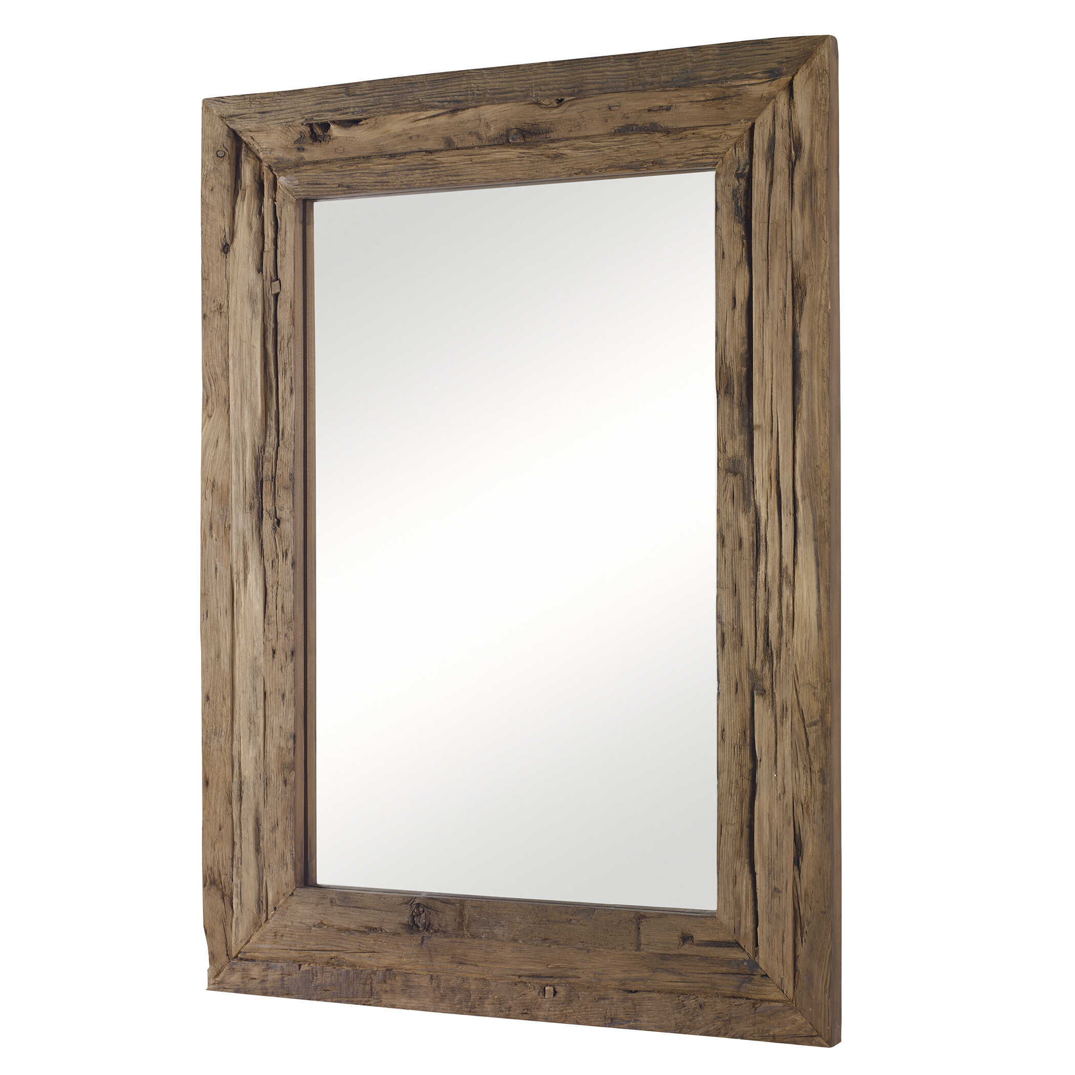 Rennick Rustic Wood Mirror, by Uttermost, 36" width x 48" height x 1.5" depth View 5