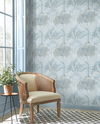 Orchard Blue & Grey Wallpaper thumbnail 2