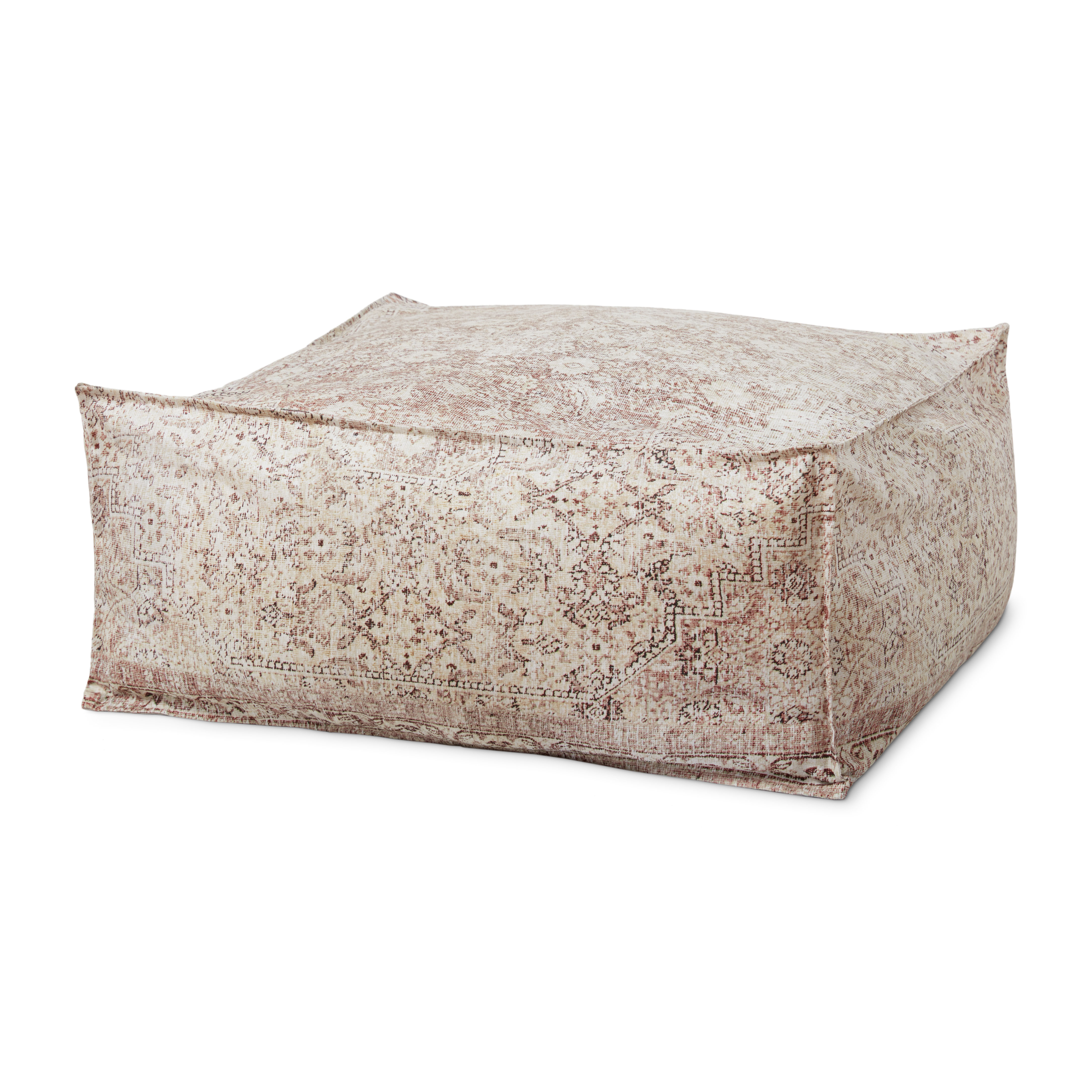 Loloi II Poufs, Ottoman, 36" width x 17" height x 36" depth