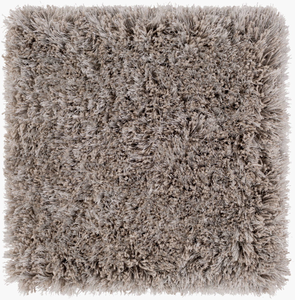 Grizzly Handmade Rug, by Surya, 1'6" length x 1'6" width
