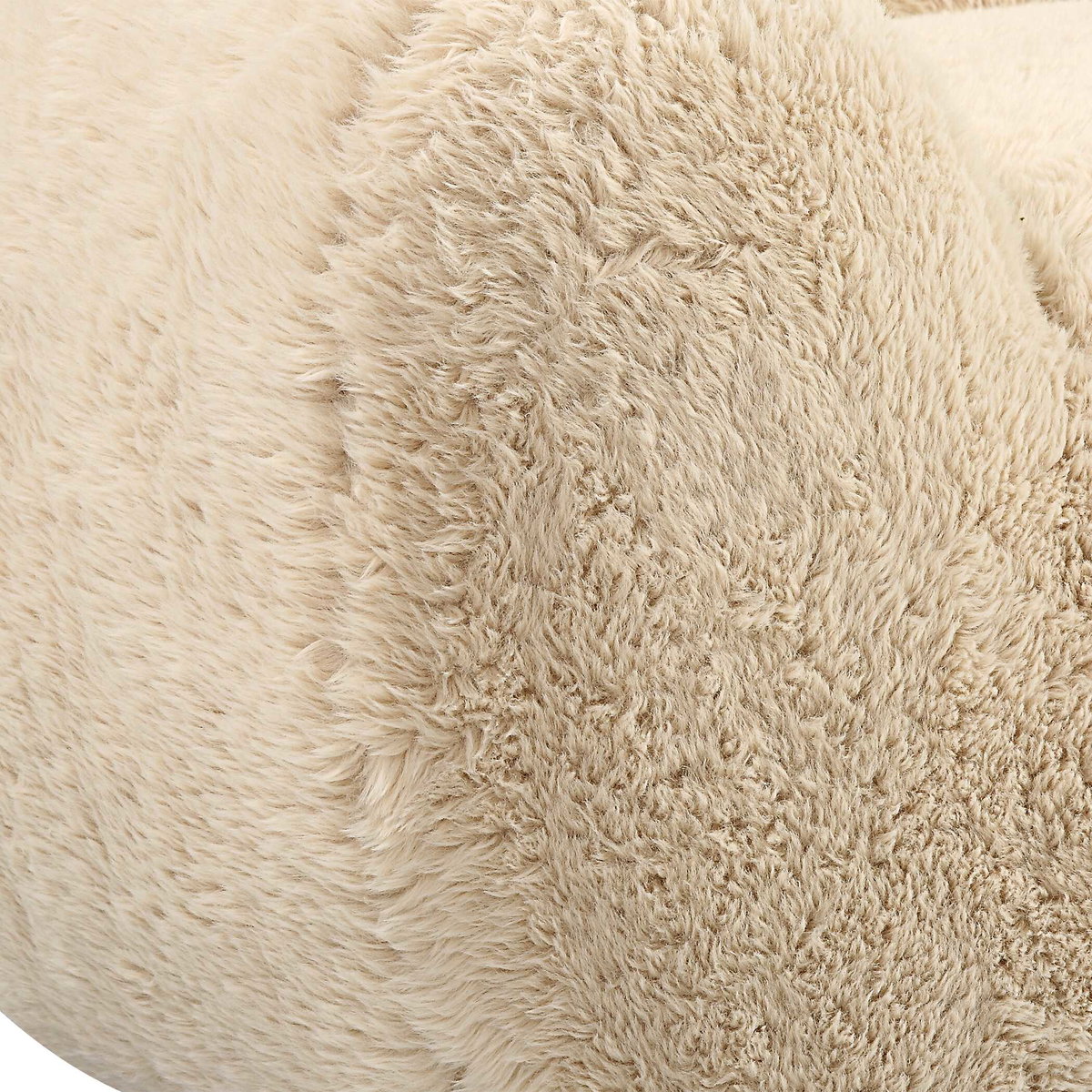 Abide Rounded Sheepskin Sofa, Sofas & Sectional by Uttermost, 96" width x 31" height x 42" depth View 9
