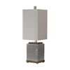 Covey Gray Glaze Buffet Lamp, by Uttermost, 10" width x 31.75" height x 10" depth thumbnail 4