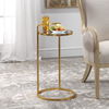 Cailin Gold Accent Table, Furniture by Uttermost, 14.17" width x 25.98" height x 14.17" depth thumbnail 2