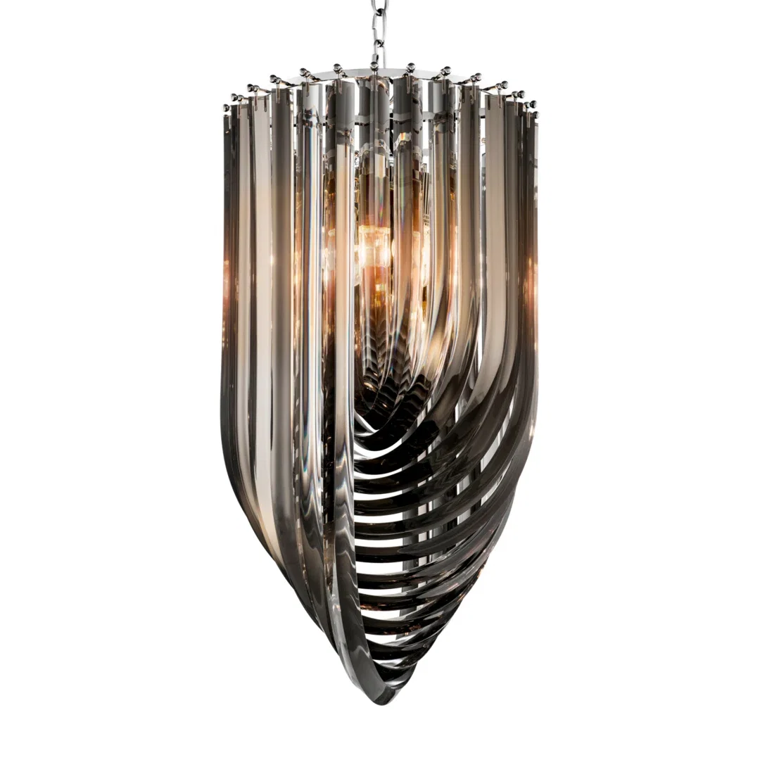 Murano 4 - Light Chandelier, by Eichholtz USA, 14" width x 26" height x 14" depth View 5