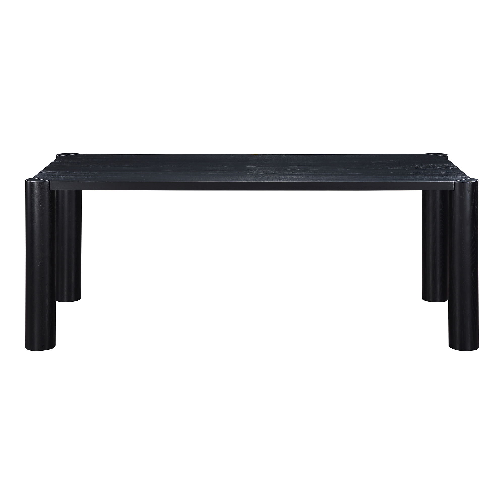 Post Small Dining Table Black, by Moe's Home, 76" width x 29" height x 36" depth View 1