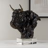 Bison Bust Bronze Sculpture thumbnail 2