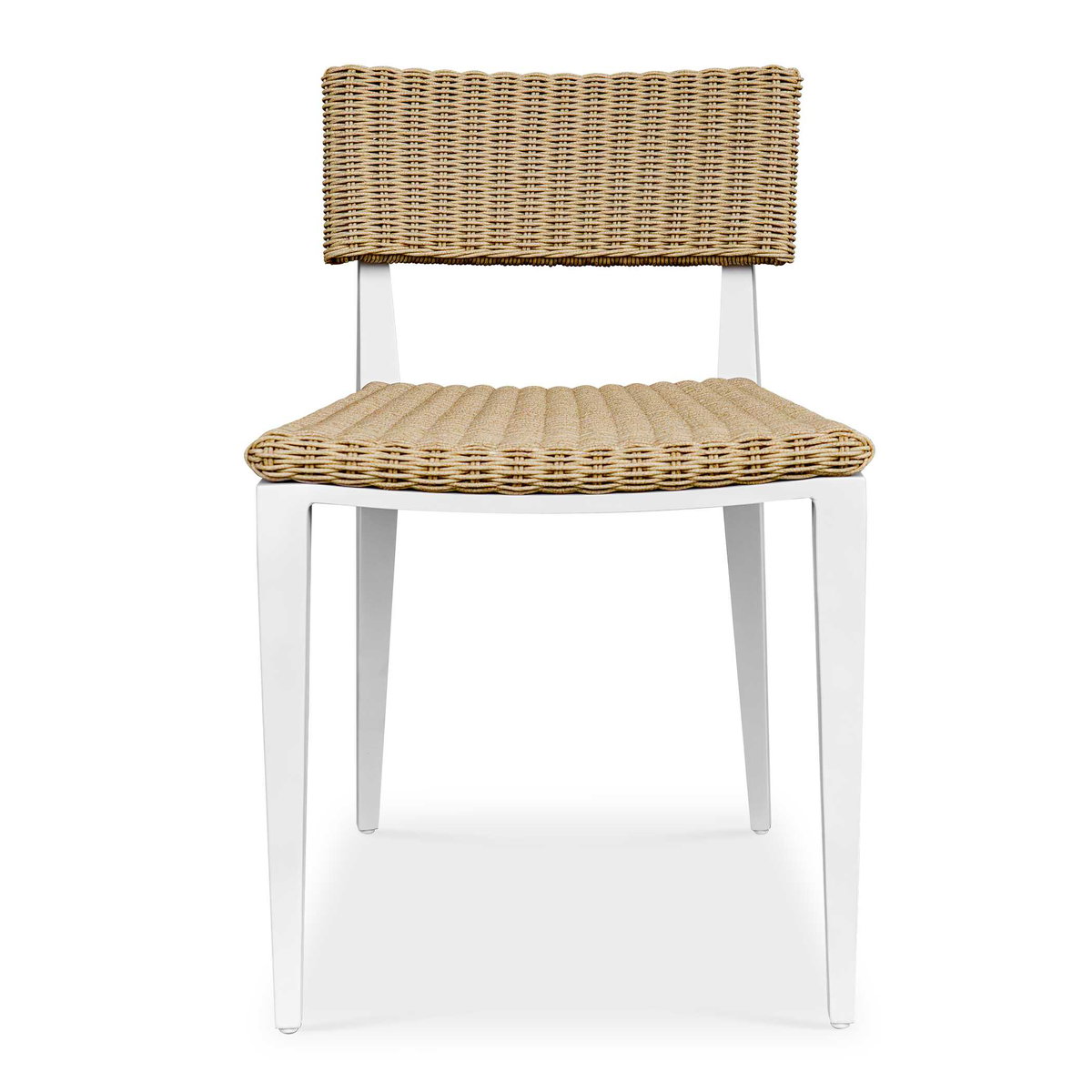 Calbas White Outdoor Dining Chair, Outdoor Chair by Uttermost, 1'7.75" width x 2'6.75" height x 1'10.6" depth View 1