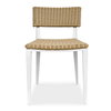 Calbas White Outdoor Dining Chair, Outdoor Chair by Uttermost, 1'7.75" width x 2'6.75" height x 1'10.6" depth thumbnail 1