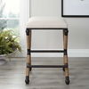 Firth Rustic Oatmeal Counter Stool thumbnail 3