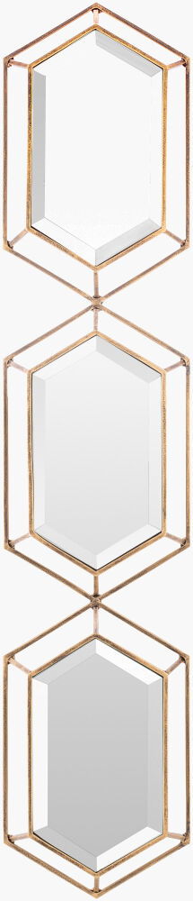 Alpenglow Accent Mirror, by Surya, 8" width x 36" height