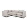 Halston 4 Piece Light Grey Sectional Sofa Set thumbnail 0