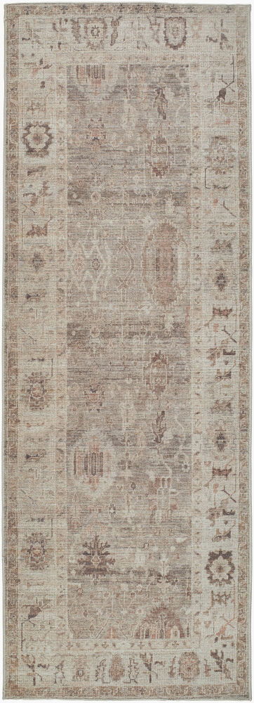Marlene Machine Woven Rug, by Surya, 7'2.61" length x 2'6.71" width