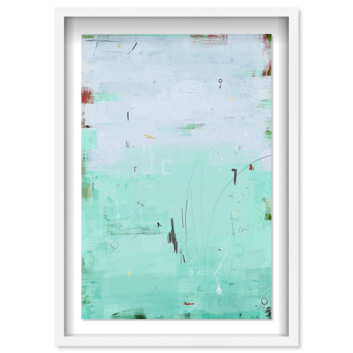 Gradients 4 1 (No Embellishment), Art by Oliver Gal,  20x30 View 1