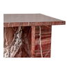 Blair Accent Table Rosso Levanto Marble thumbnail 4
