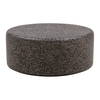 Damira Outdoor Coffee Table Black, by Dovetail, 35.43" width x 15.94" height x 35.82" diameter x 35.43" depth thumbnail 1
