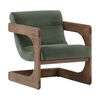Bridges Occasional Chair Sage, Accent Chair by Dovetail, 24.25" width x 28.95" height x 31.8" depth thumbnail 1