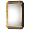 Niva Metallic Gold Wall Mirror, by Uttermost, 28" width x 42.13" height x 4" depth thumbnail 4