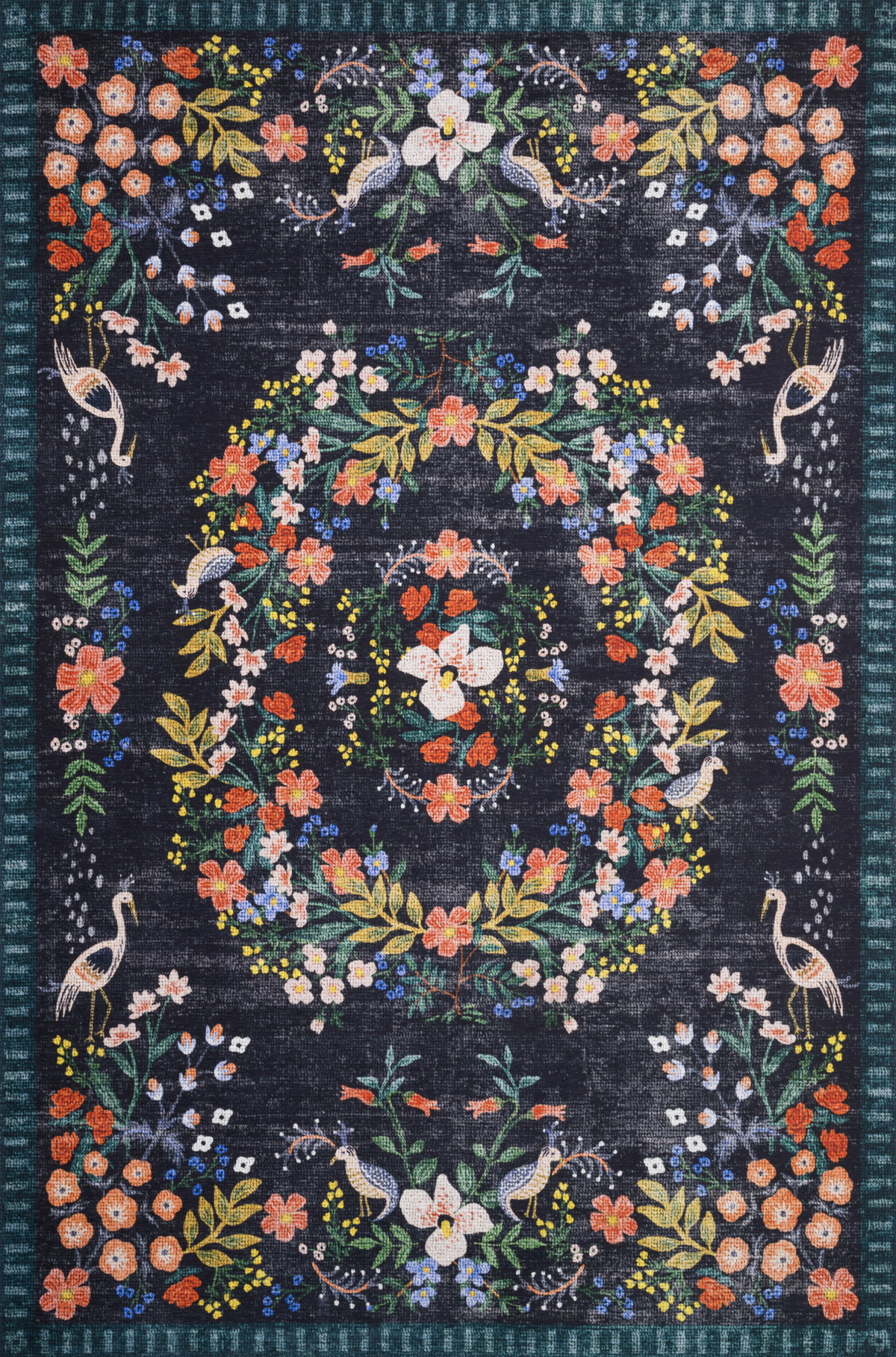 Rifle Paper Co. x Loloi Palais Rug, 1'6" length x 1'6" width View 1