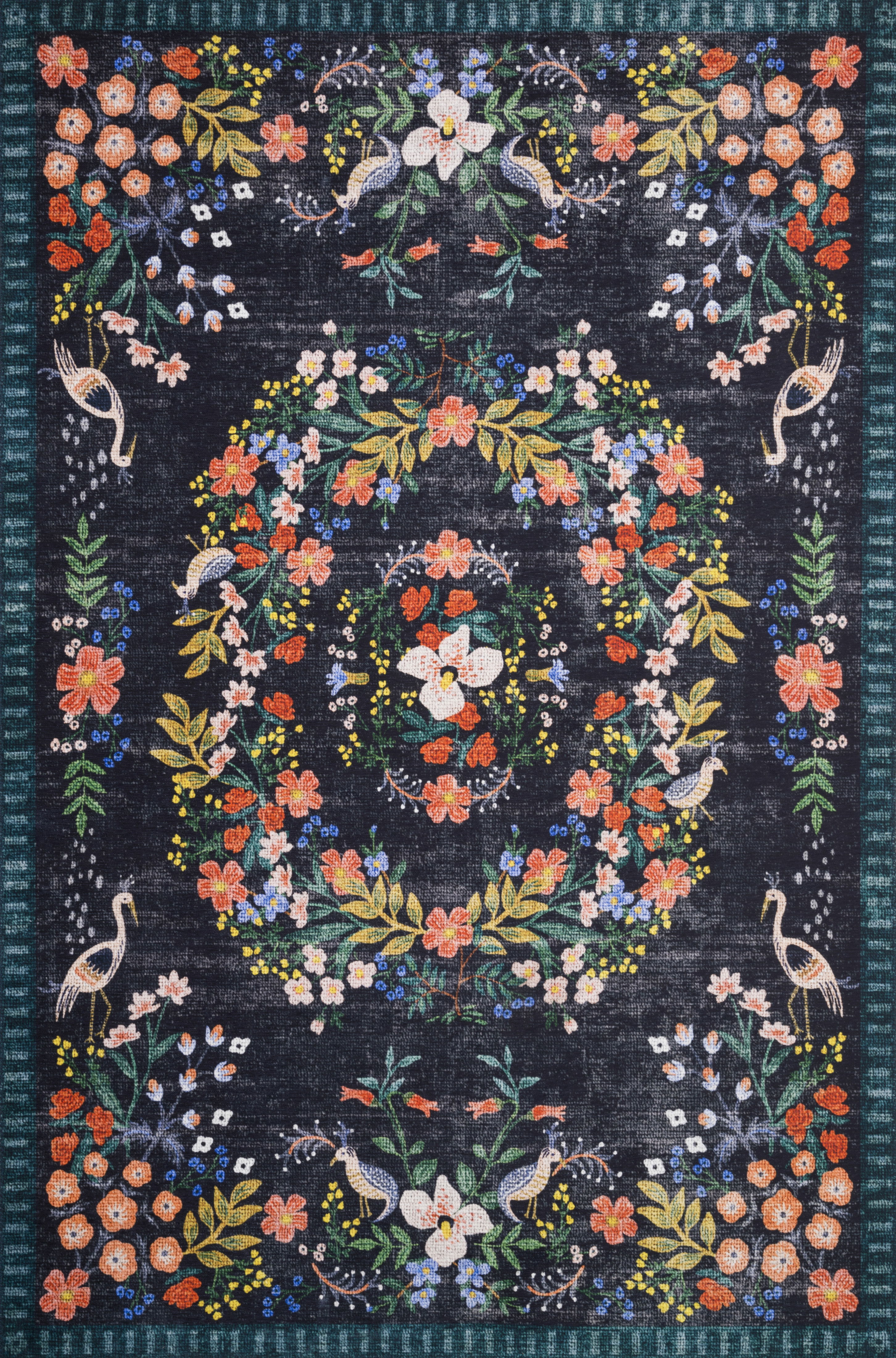 Rifle Paper Co. x Loloi Palais Rug, 2'3" length x 3'9" width View 1