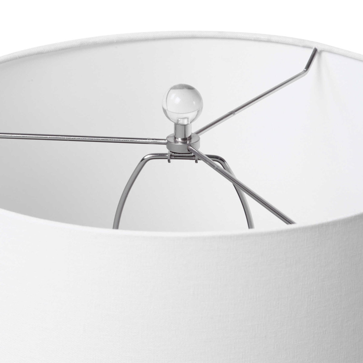 Ciji Blue Table Lamp, by Uttermost, 16" width x 29.5" height x 16" depth View 8