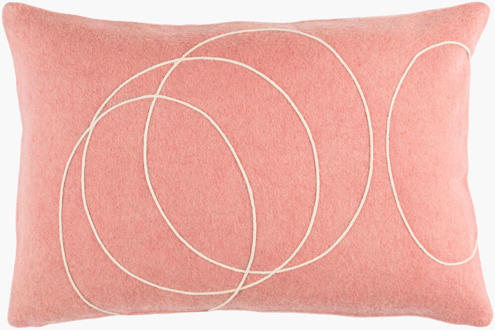 Solid Bold Lumbar Pillow, Decorative Pillow by Surya, 13" length x 19" width
