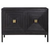 Aiken Dark Walnut 2 Door Cabinet, Cabinets & Chest by Uttermost, 43.25" width x 31.12" height x 16" depth thumbnail 1