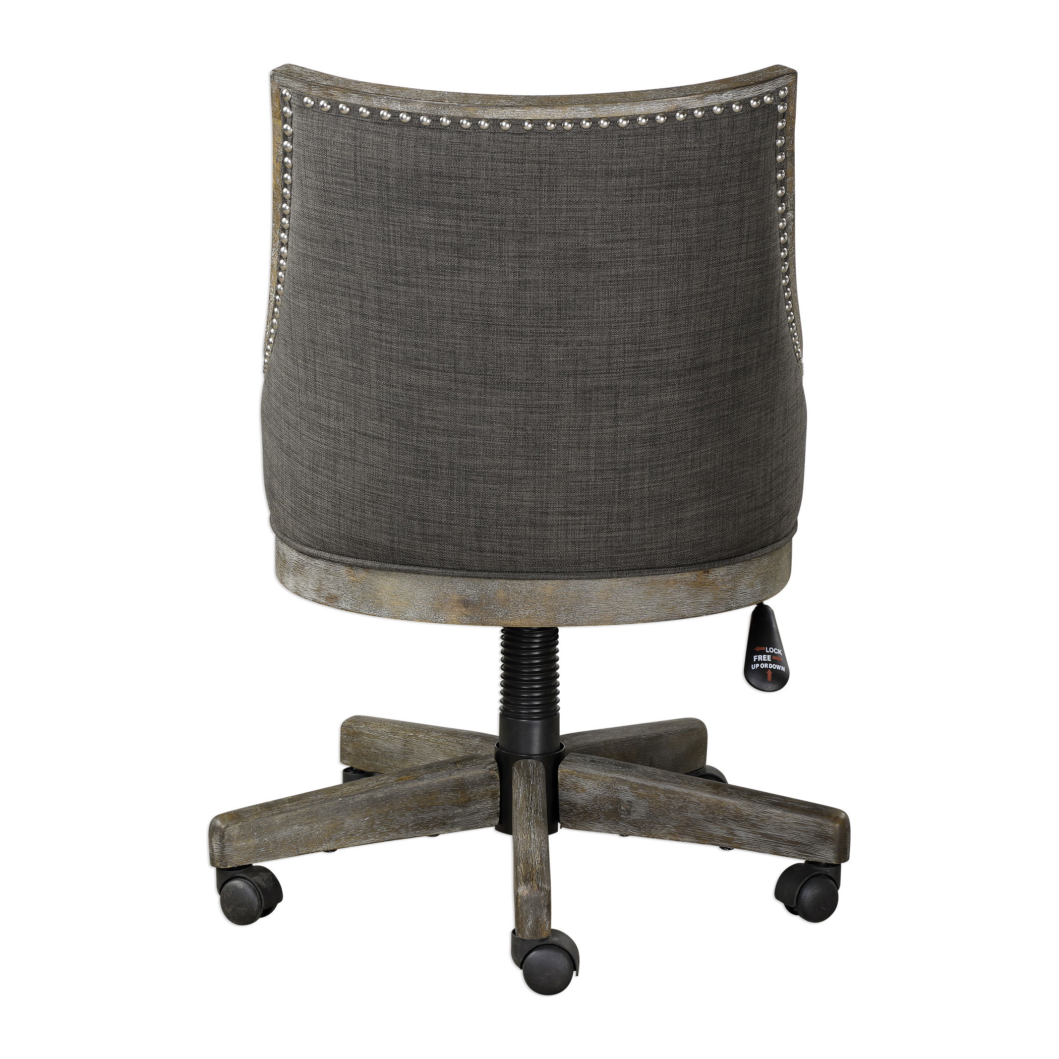 Aidrian Charcoal Desk Chair large image 