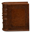 Barnes Leather Book Side Table, Side & End Table by Sarreid, 10" length x 24" width x 24" height thumbnail 15