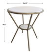 Refuge Round White Side Table thumbnail 2