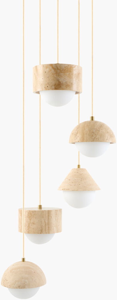 Marzia Chandelier, by Surya, 27" length x 4" width x 8" height