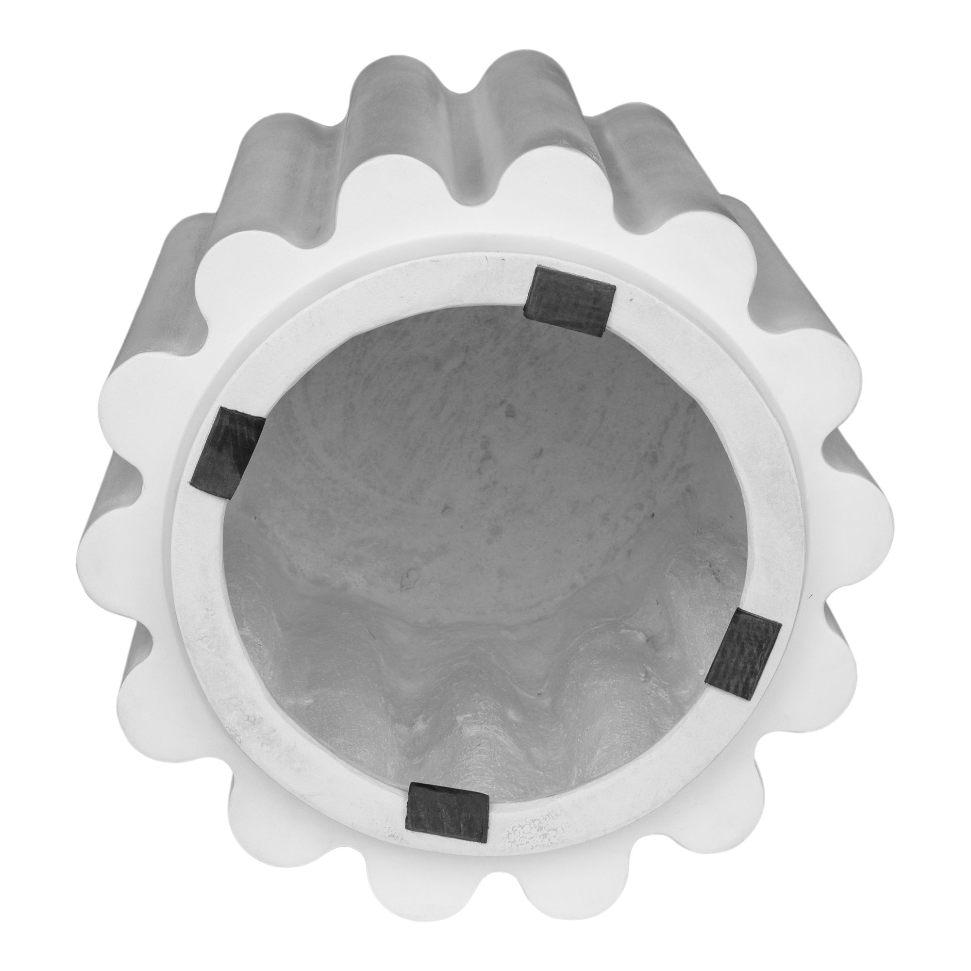 Taffy Accent Table White, Counter & Bar Stool by Moe's Home, 15" width x 18.5" height x 15" depth View 3