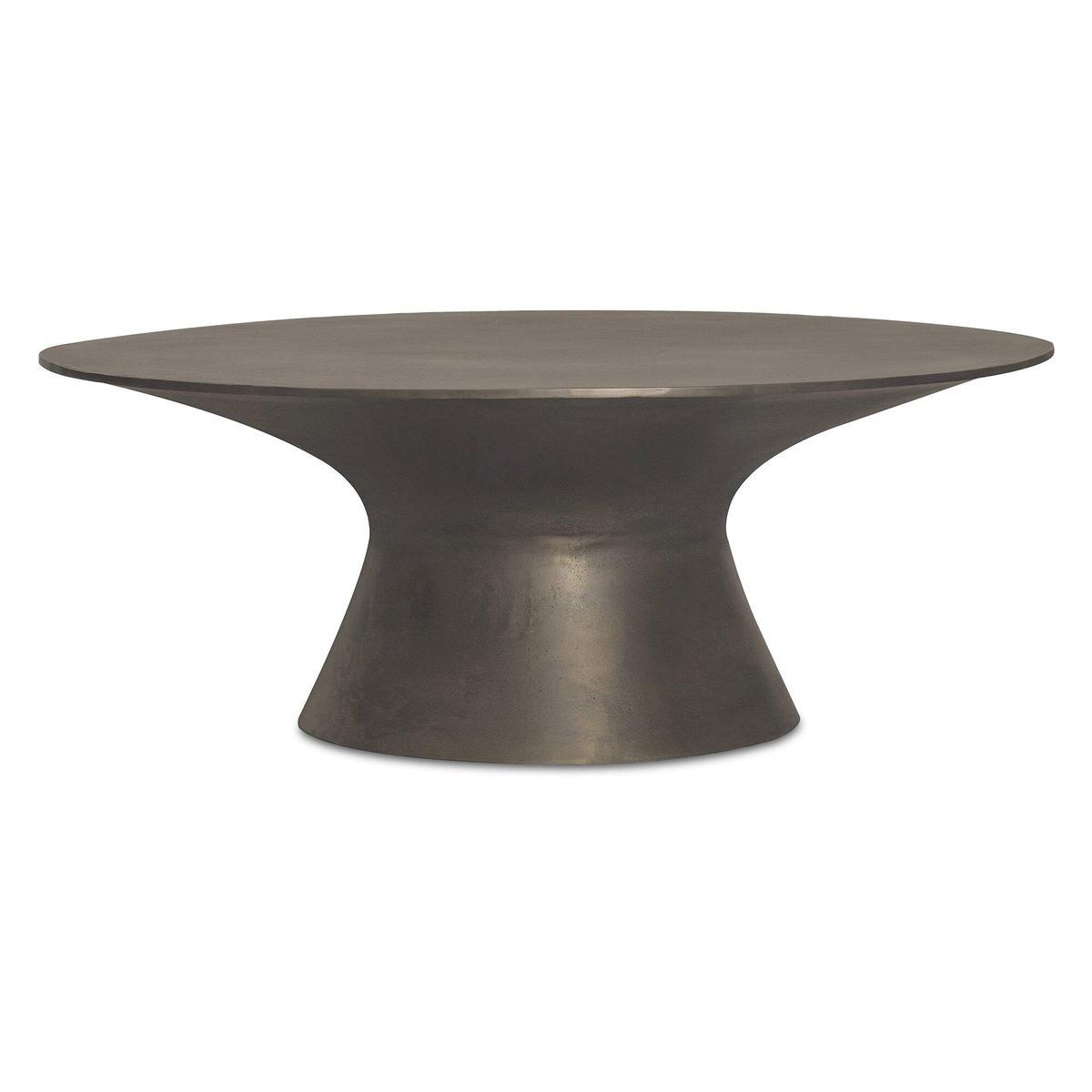 Bardo Outdoor Coffee Table Deep Bronze, Outdoor Table by Moe's Home, 3'4" width x 1'3.5" height x 3'4" depth View 2