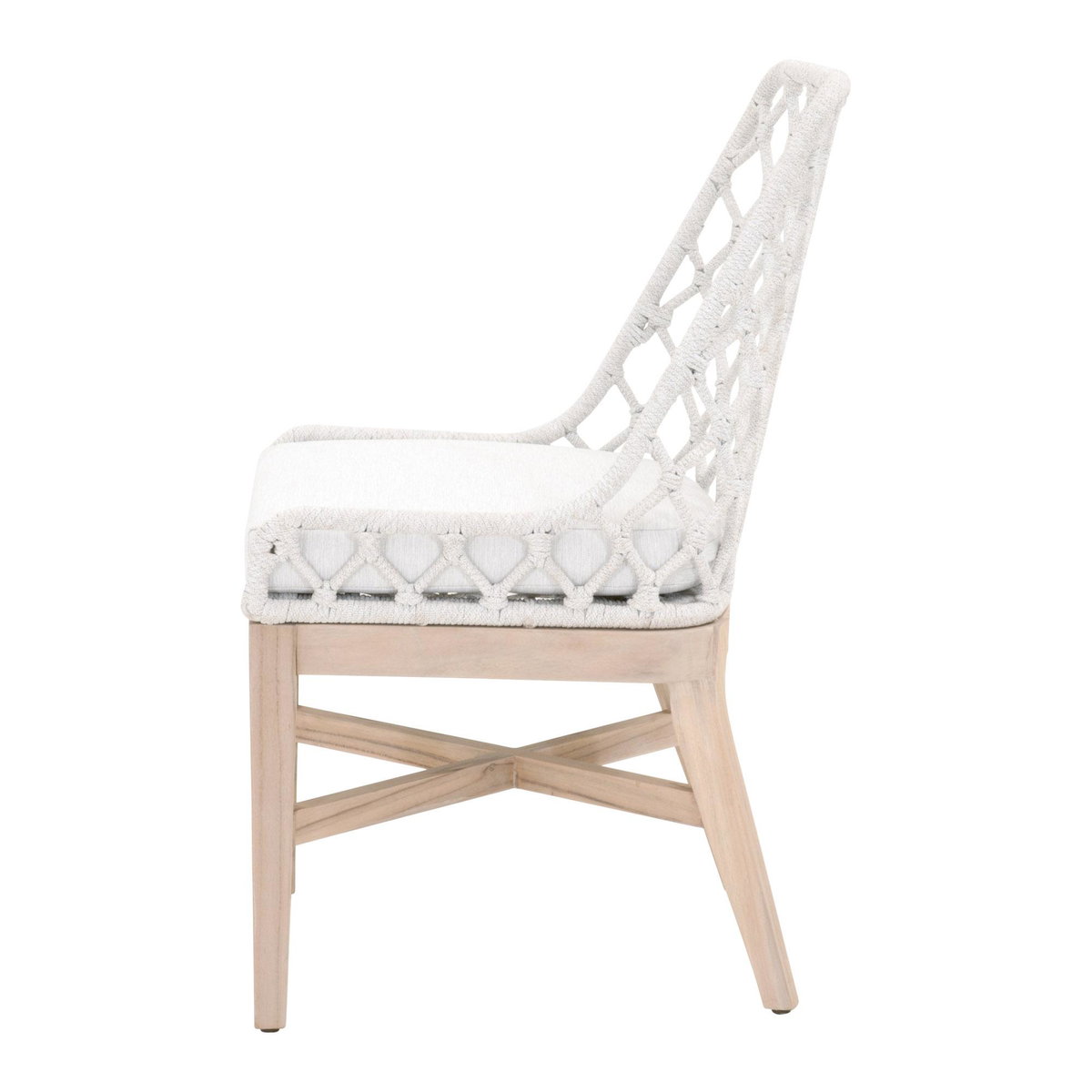 Lattis Outdoor Dining Chair, by Essentials for Living, 22" width x 35.75" height x 23.5" depth View 3