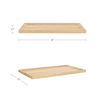 Harbor Tray Oak, Trays & Platter by Moe's Home, 18" width x 0.78" height x 10" depth thumbnail 10