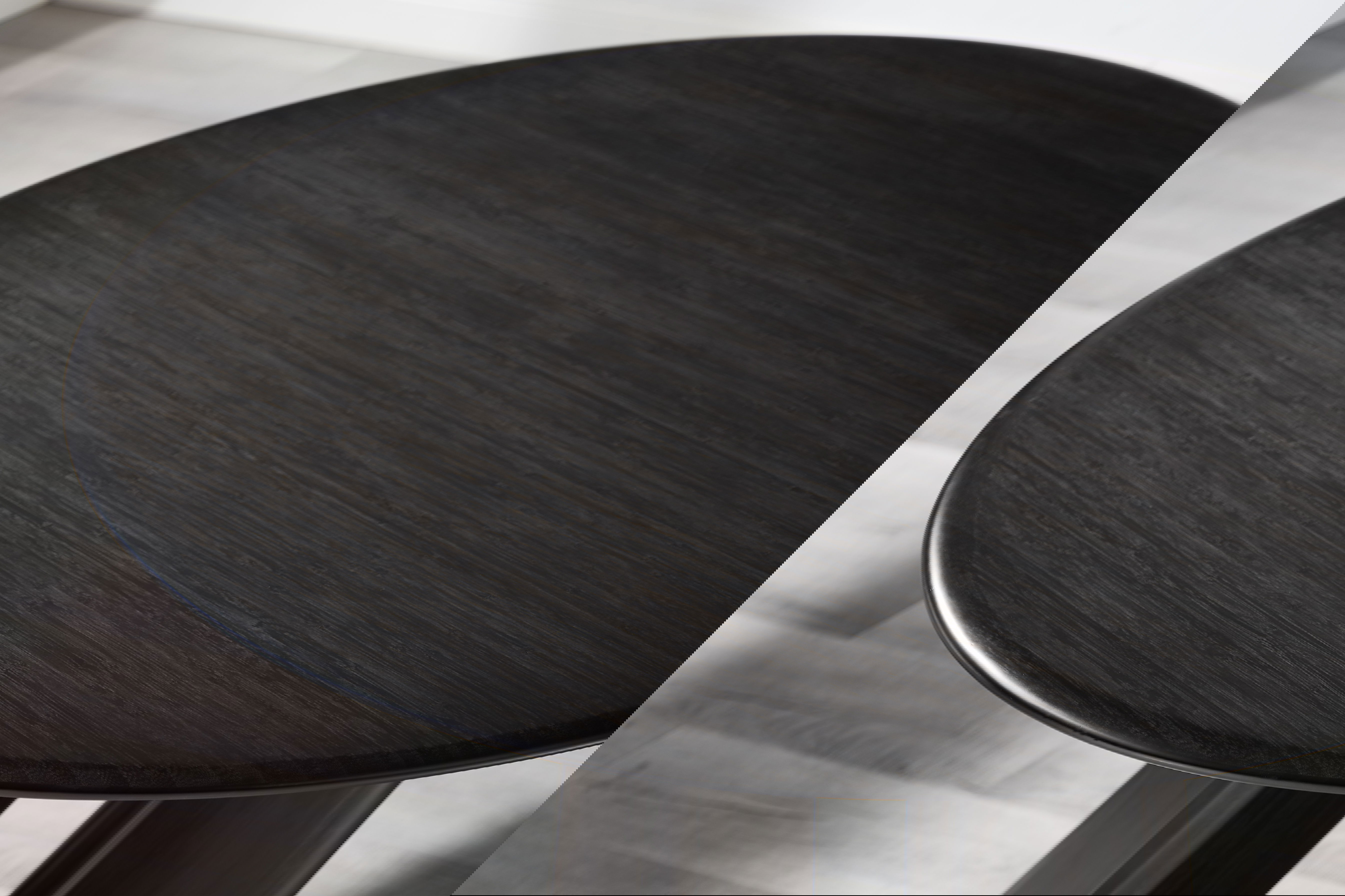 Luna 48â€ Round Table, Caviar, Dining Table by Greenington, 48" length x 48" width x 29.92" height View 10