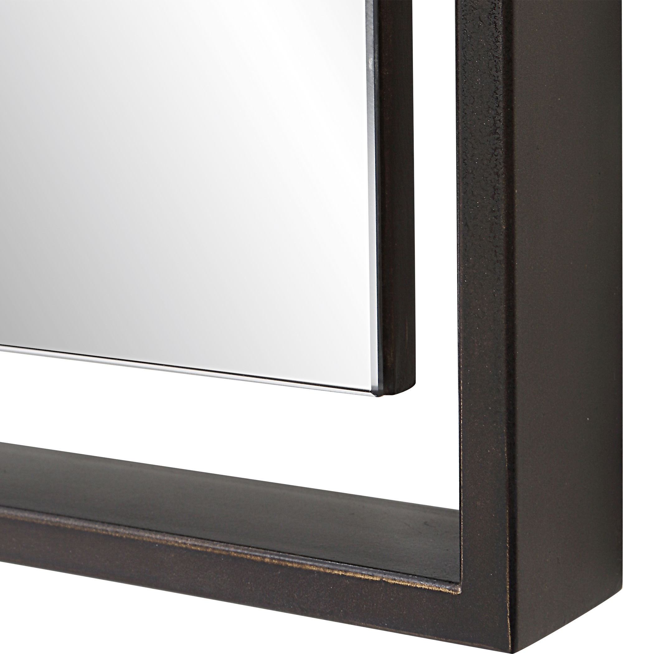 Egon Rectangular Bronze Mirror large image 