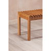 Rohe Bench Natural Oak, Benche by Moe's Home, 60" width x 18.11" height x 17.5" depth thumbnail 8