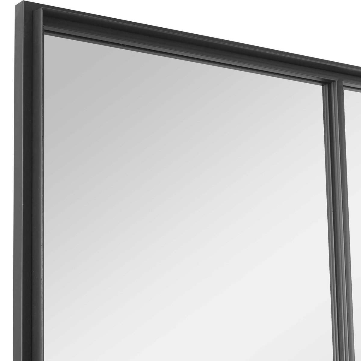 Rousseau Iron Window Mirror, by Uttermost, 30" width x 60" height x 1.25" depth View 7