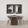 Shannon Dining Chair with Oatmeal Fabric & Matte Black Metal thumbnail 1