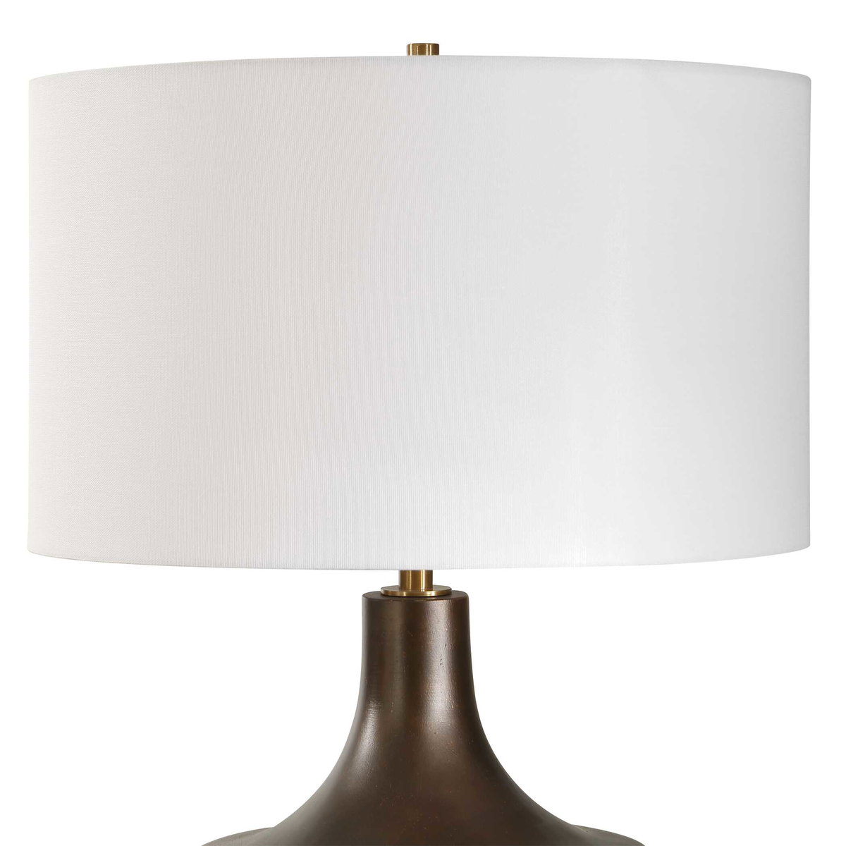 Paseo Bronze Table Lamp, by Uttermost, 17" width x 21.75" height x 17" depth View 5