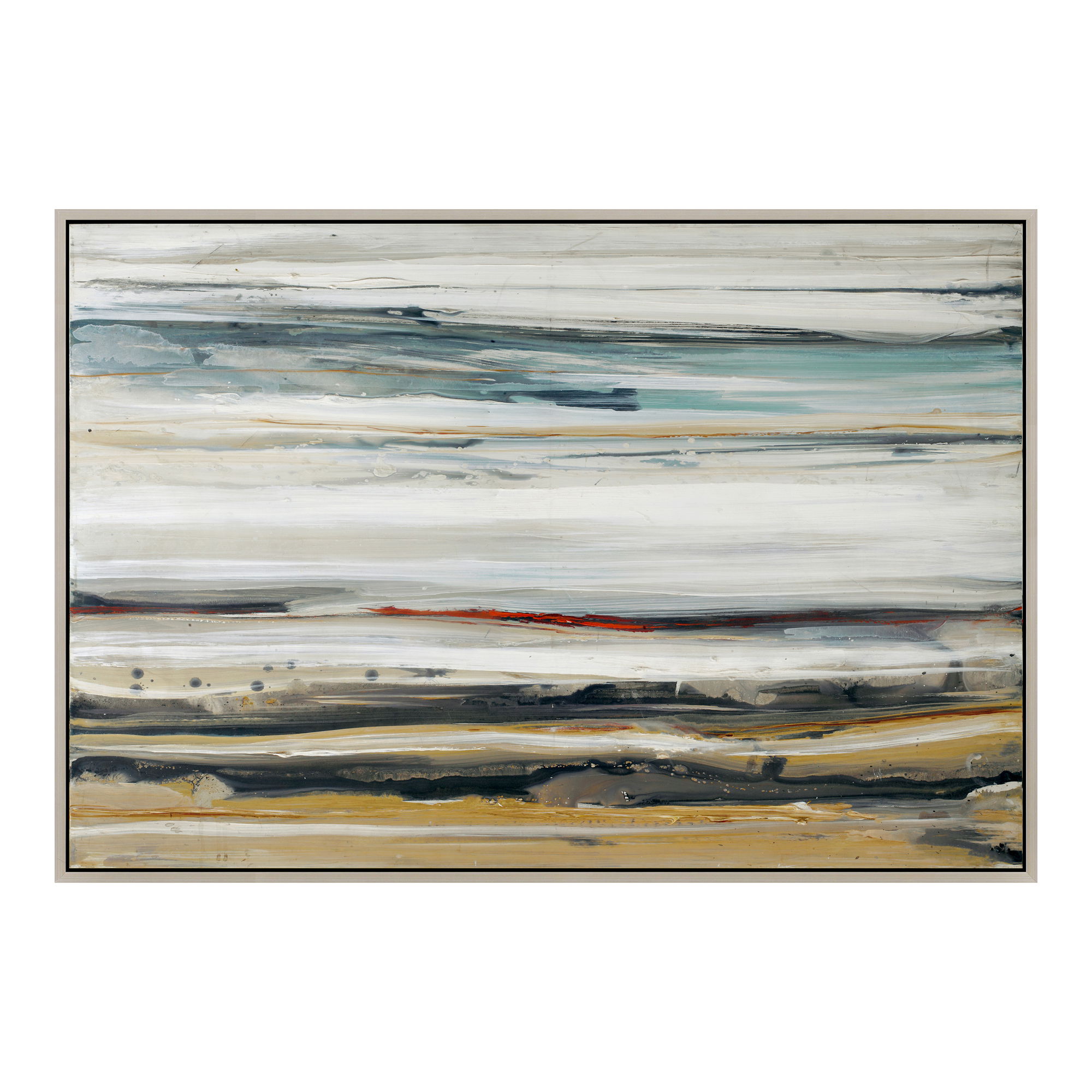 Color Swathe Large Wall Decor Multi Color large image 
